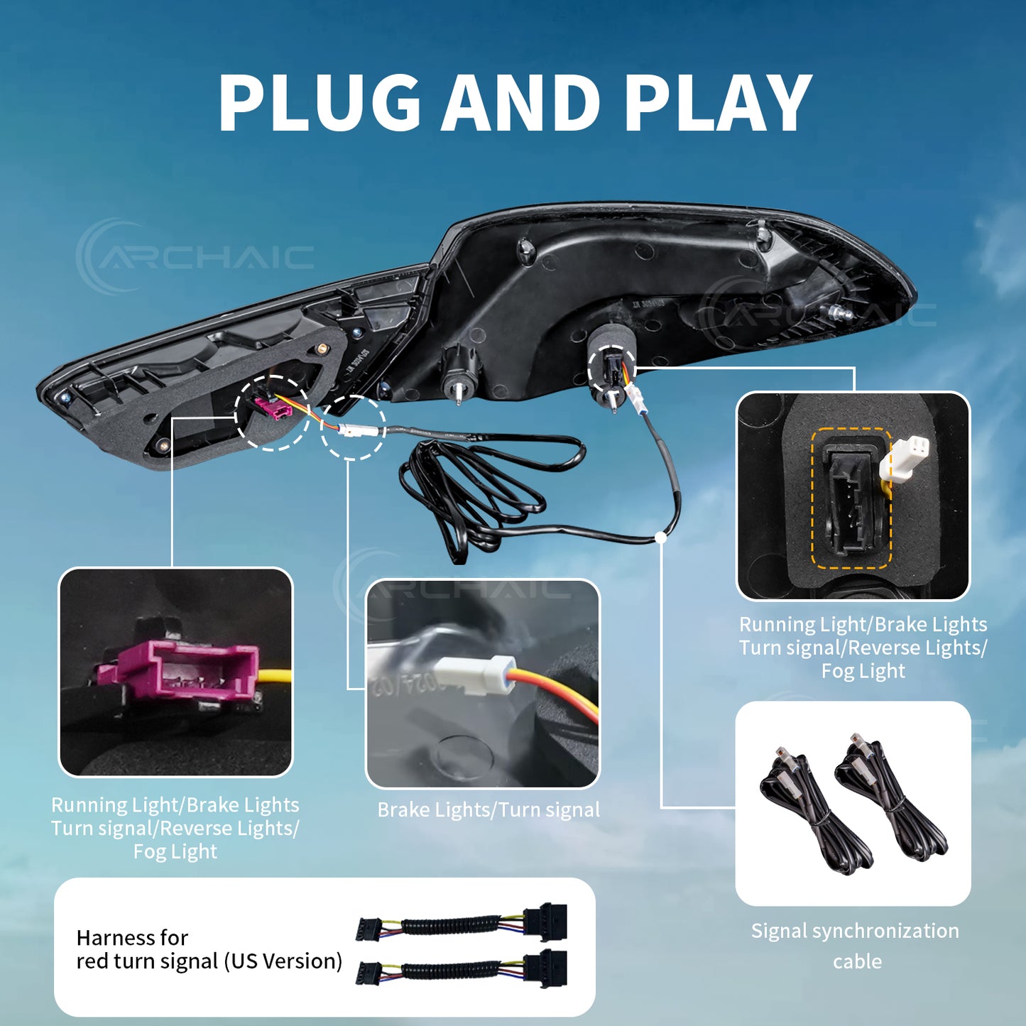 Sidnar Auto Taillight for BMW 6 Series F06 F12 F13 2010-2017 Modified LED Dragon Scale Water Turn Signal Taillights Assembly