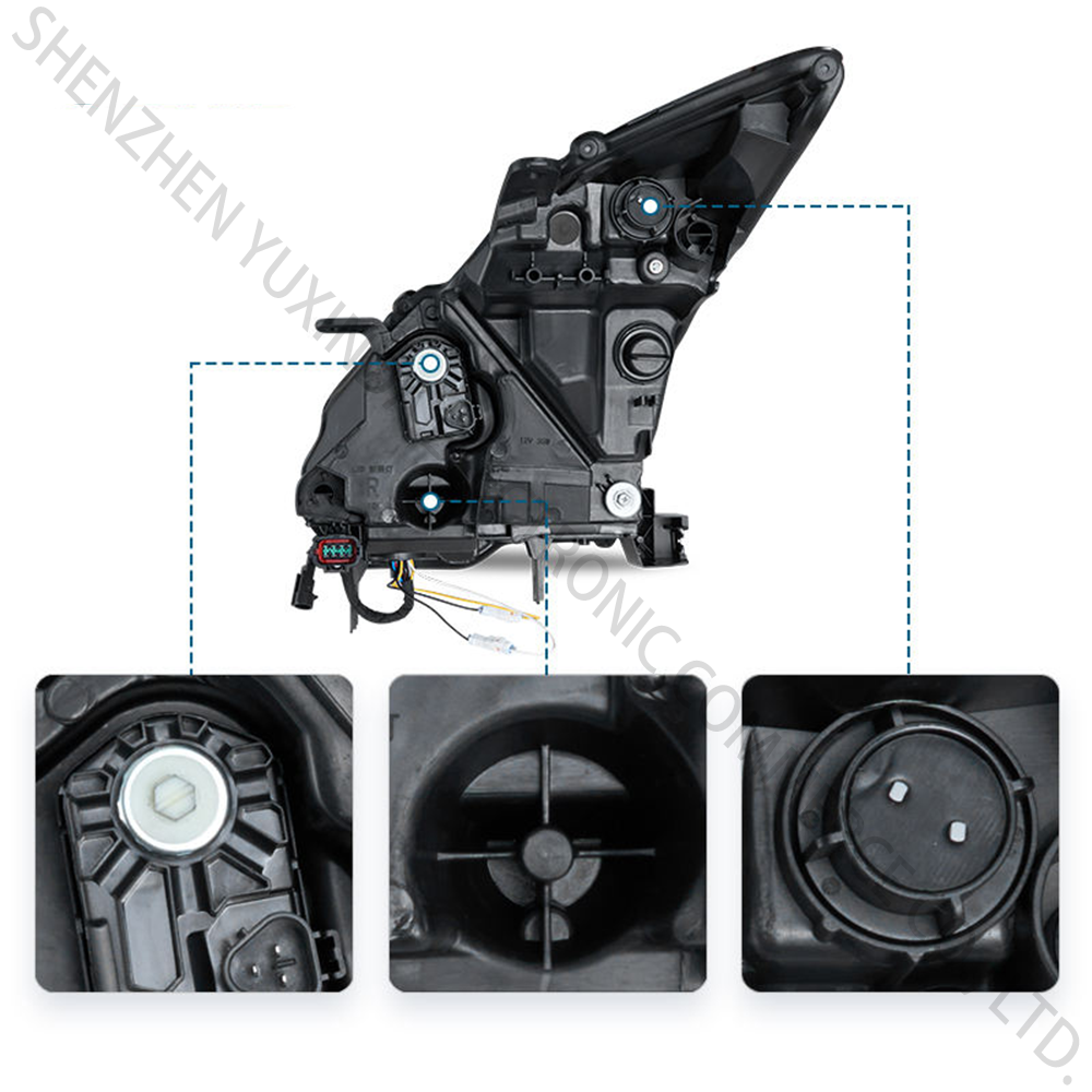 SINDAR Auto LED Headlights Assembly for Nissan GT-R GTR R35 2009-2025 NEW Modified Head Lamp