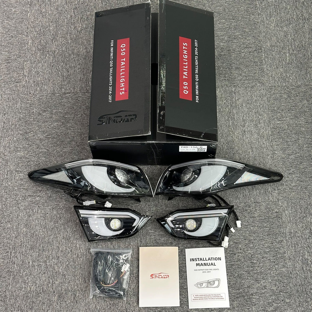 2013 - 2017 Infiniti Q50 Taillight Installation Guide