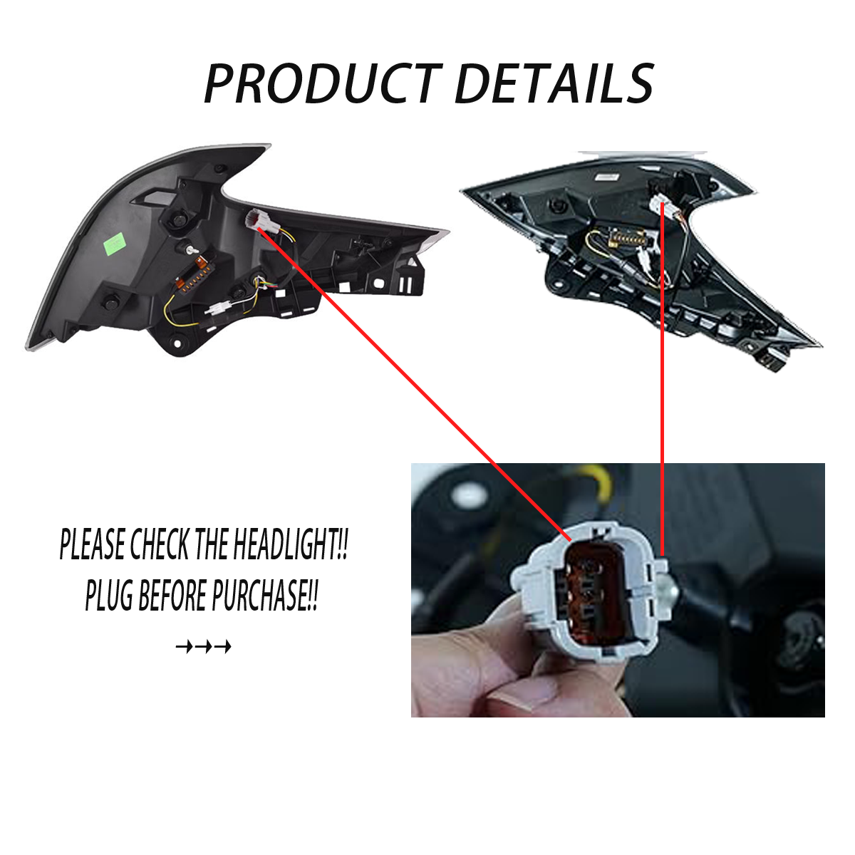 SINDAR Car RGB Tail Lamp LED Taillight for Nissan 370z 2008-2019 Fairlady Z34 2010 2011