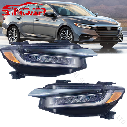 SINDAR Auto LED Headlight Assembly for Honda Insight 2019-2023 New Car Light Accessories 33100TXMA01