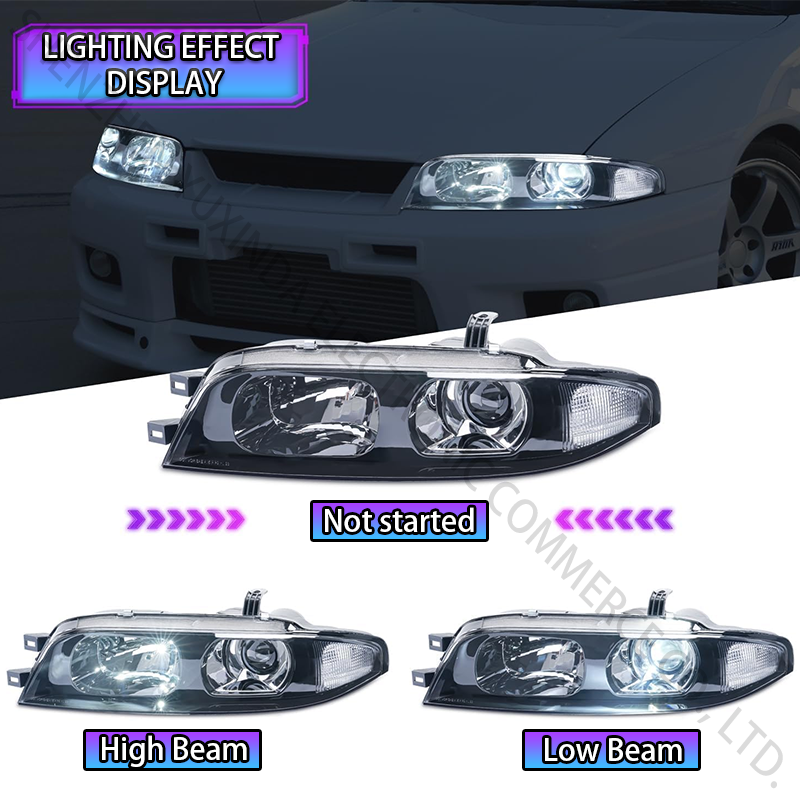 Auto Headlight for Nissan Skyline R33 GTR 1993-1996 gtst 93-96 spec 1 Not for 95-98