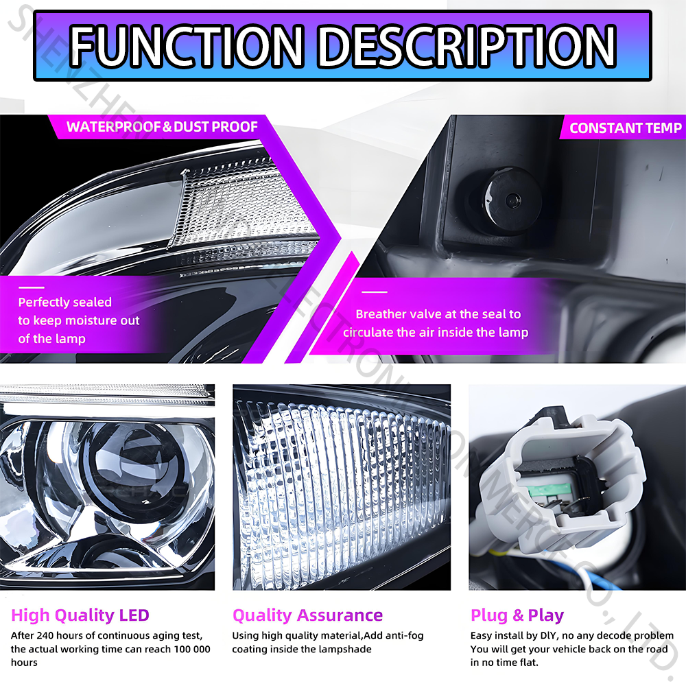 Auto Headlight for Nissan Skyline R33 GTR 1993-1996 gtst 93-96 spec 1 Not for 95-98