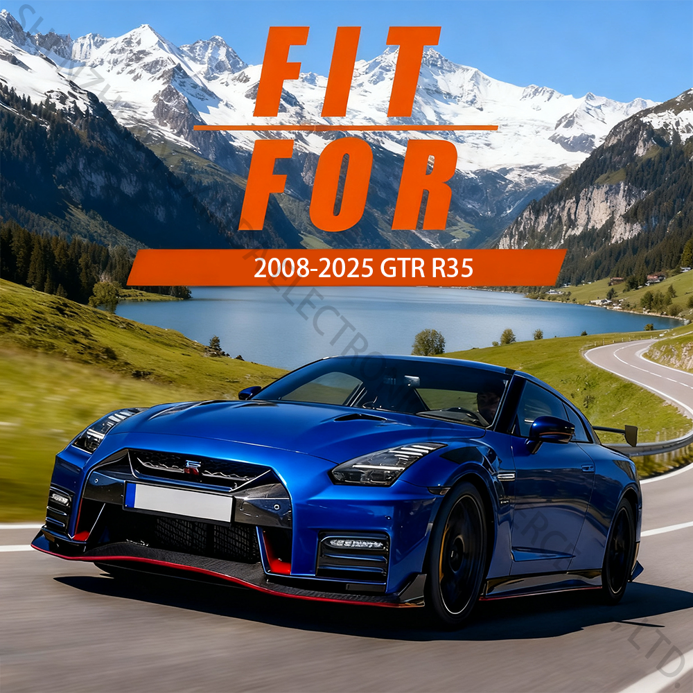 SINDAR Auto LED Headlights Assembly for Nissan GT-R GTR R35 2009-2025 NEW Modified Head Lamp