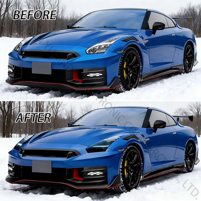 SINDAR Auto LED Headlights Assembly for Nissan GT-R GTR R35 2009-2025 NEW Modified Head Lamp