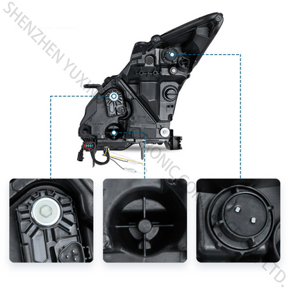 SINDAR Auto LED Headlights Assembly for Nissan GT-R GTR R35 2009-2025 NEW Modified Head Lamp