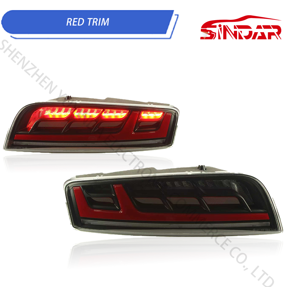 SINDAR Auto LED Taillight Assembly Tail Lamp Accessories for Audi R8 V10 5.2 FSI 2008-2016 1th Gen Upgrade to 2th Gen Taillight