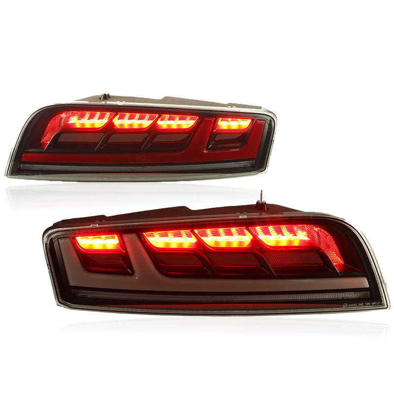 SINDAR Auto LED Taillight Assembly Tail Lamp Accessories for Audi R8 V10 5.2 FSI 2008-2016 1th Gen Upgrade to 2th Gen Taillight