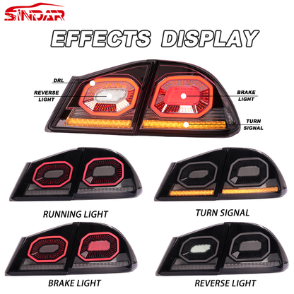 SINDAR Auto LED Animated Running Light Taillight for Honda Civic 8th FD SeriesFD2 Type R Mugen 2006-2015 Starry Sky Light Style