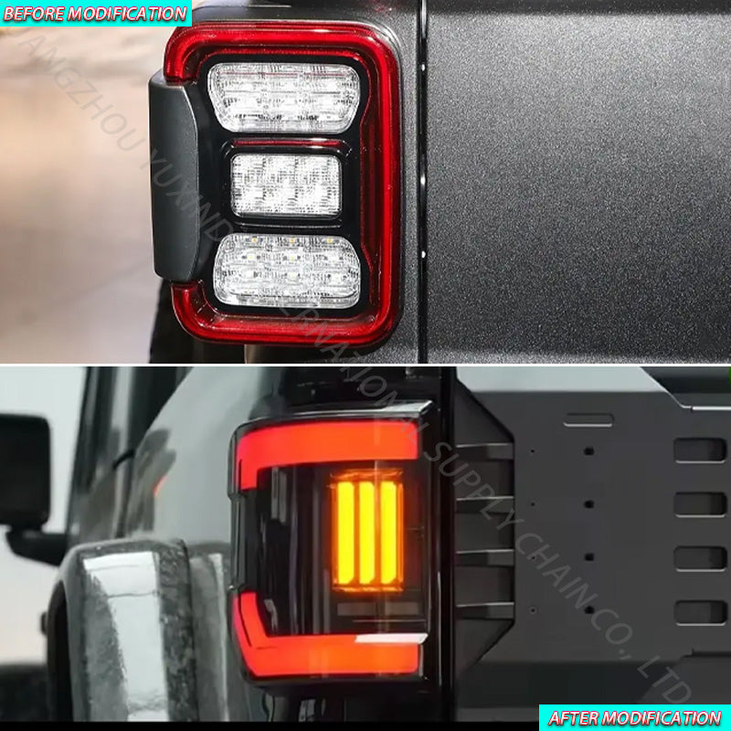 SINDAR Auto 2pcs LED taillight with startup animation Suitable for Jeep Gladiator 2020-2025