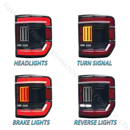 SINDAR Auto 2pcs LED taillight with startup animation Suitable for Jeep Gladiator 2020-2025