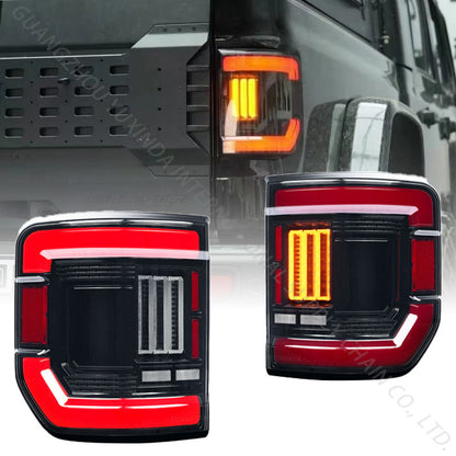 SINDAR Auto 2pcs LED taillight with startup animation Suitable for Jeep Gladiator 2020-2025