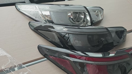 Q50 smoke Clear Red Type LED Taillight Video